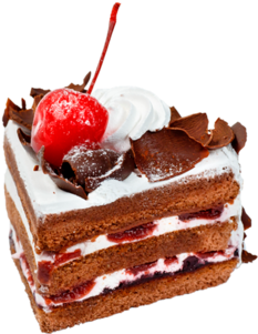 Black Forest Cake - Black Forest (480x360), Png Download