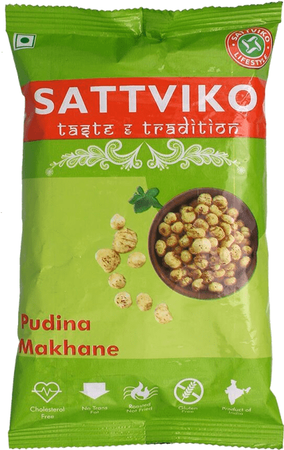 Sold Times - Sattviko Peri Peri Makhane, 23g (pack Of 3) (700x700), Png Download