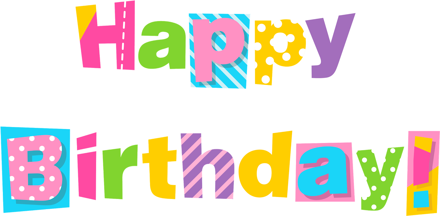 Happy Birthday Kristina Alvarez - Happy Birthday Clipart (1600x787), Png Download
