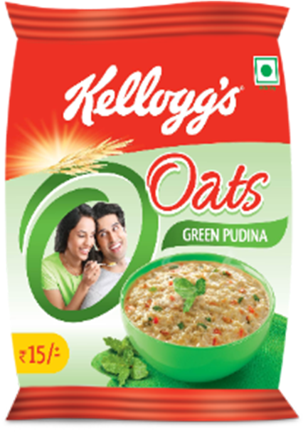 Kellogg's Oats, Mango Strawberry, 39g (640x640), Png Download