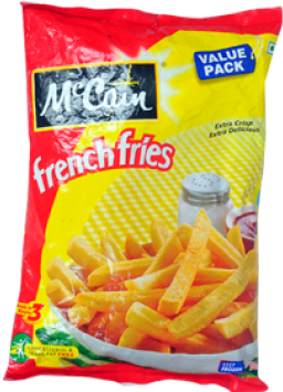 Mccain French Fries 750g - Mc Cain French Fries (430x404), Png Download