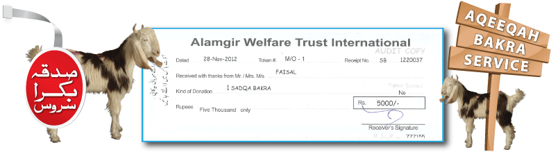 Saylani Sadqa Ka Bakra (820x242), Png Download