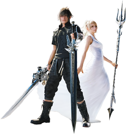 Final Fantasy Xv Lunafreya Nox Fleuret Princess White (540x640), Png Download