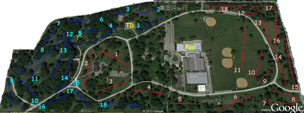 Lincoln Park Disc Golf - Lincoln Park Springfield Il Disc Golf (600x223), Png Download