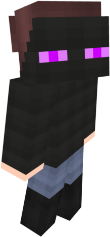 Nfzhvpng - Skin Girl Cute Minecraft Enderman (640x640), Png Download