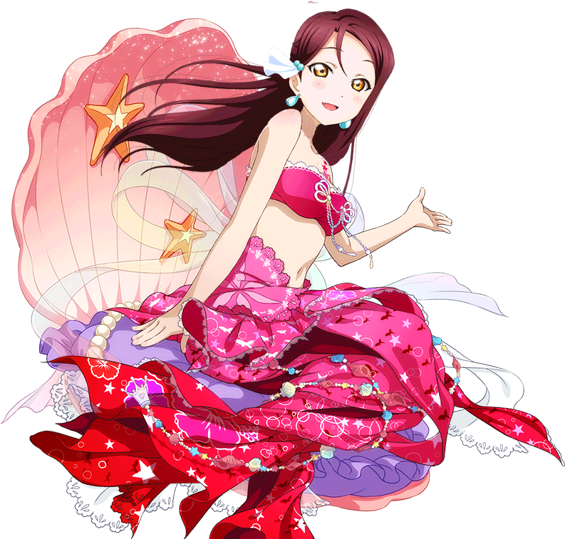 22 Oct - Nishikino Maki Love Live School Idol Project Mermaid (1024x1024), Png Download