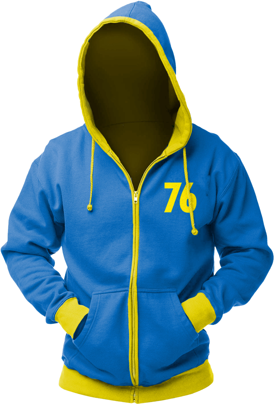 Vault 76 Unisex Zip Hoodie & Free Tee Offer - Fallout Hoodie (1400x1400), Png Download