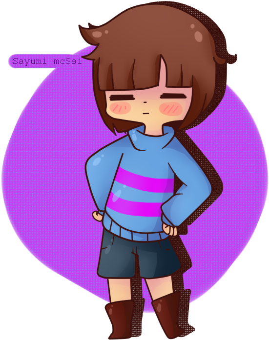 Undertale Frisk (600x800), Png Download