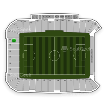 Colorado Rapids At Dick's Sporting Goods Park Section - Dick’s Sporting Goods Park (350x350), Png Download