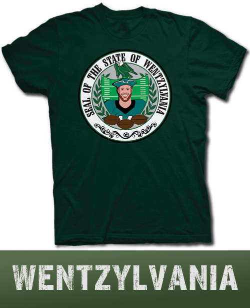 Carson Wentz Rookie Philadelphia Eagles Quarterback - Bears Mack T Shirts (500x615), Png Download