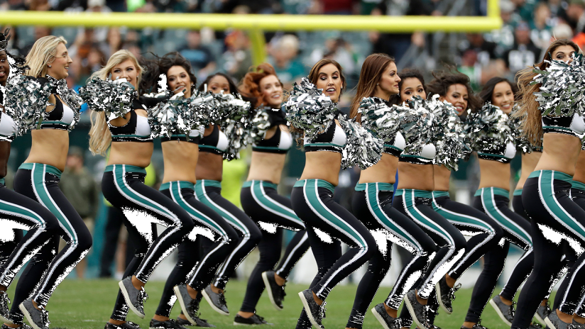 Philadelphia Eagles Cheerleaders (824x464), Png Download