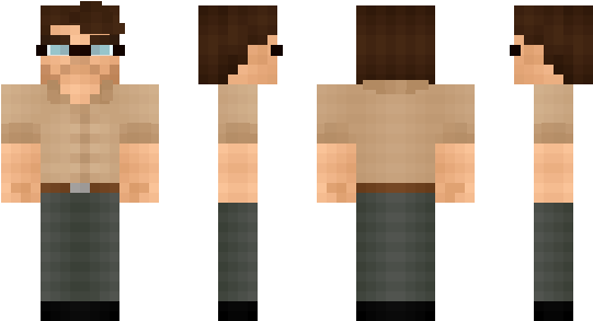 Minecraft Skin Nocow - Minecraft Skin Yarikpaw (600x348), Png Download