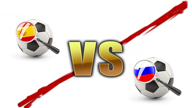 Fifa World Cup 2018 Spain Vs Russia Png Image - Fifa World Cup 2018 Brazil Vs Belgium (655x428), Png Download
