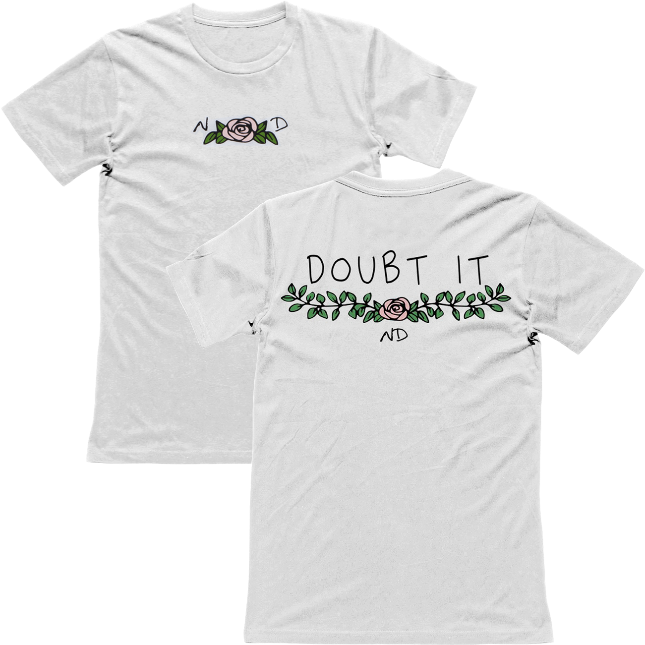 Neck Deep Doubt It Tee - Neck Deep Doubt It Shirt (1301x1301), Png Download