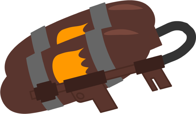 Flamethrower On - Wiki (640x374), Png Download