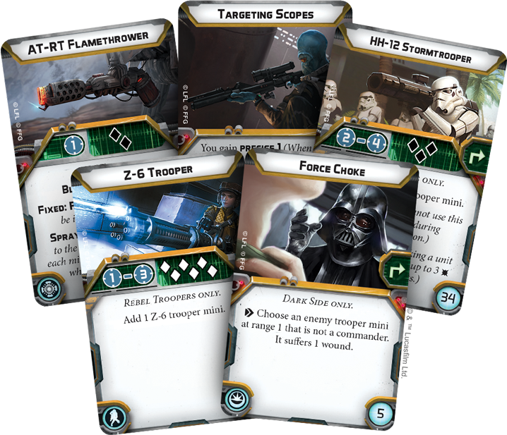 Swl01 Cardfan3 - Star Wars Legion Cards (718x617), Png Download