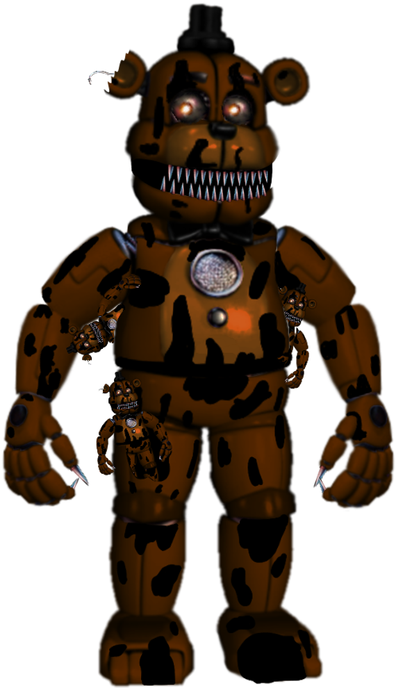 Funtime Nightmare Freddy Fnaf Fnaf4 Fnafsisterlocation - Fnaf Funtime Classic Bonnie (1024x1024), Png Download