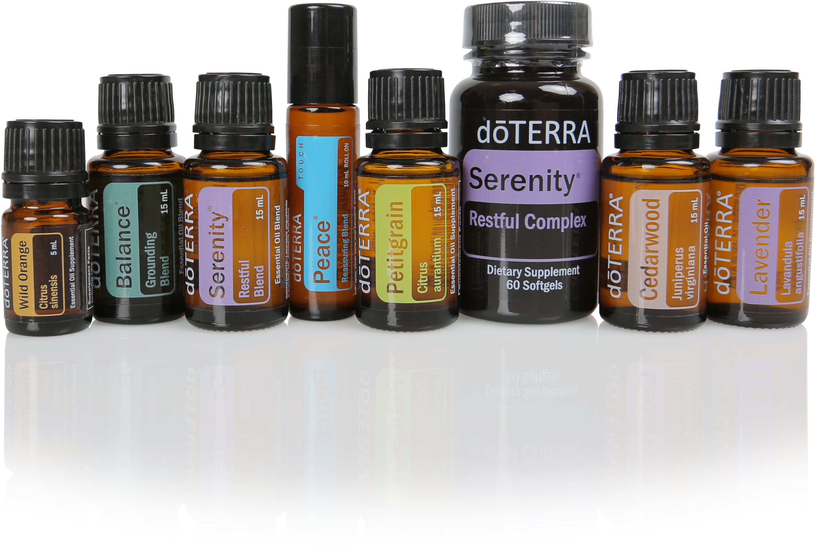 Calm And Harmony Kit - Doterra Zendocrine Essential Oil Detoxification Blend (3101x2831), Png Download