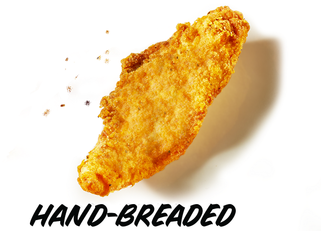 See Our Menu - Single Chicken Tender Png (650x463), Png Download
