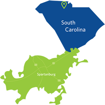 Spartanburg, South Carolina - South Carolina (360x360), Png Download