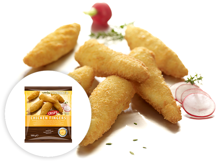 Chicken Fingers Verpackung - Chicken (700x525), Png Download
