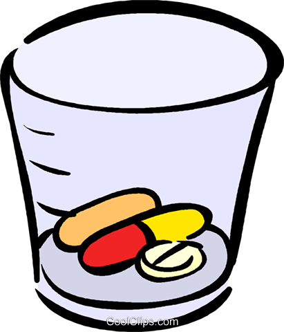 Medication Royalty Free Vector Clip Art Illustration - Correct Dosage (411x480), Png Download