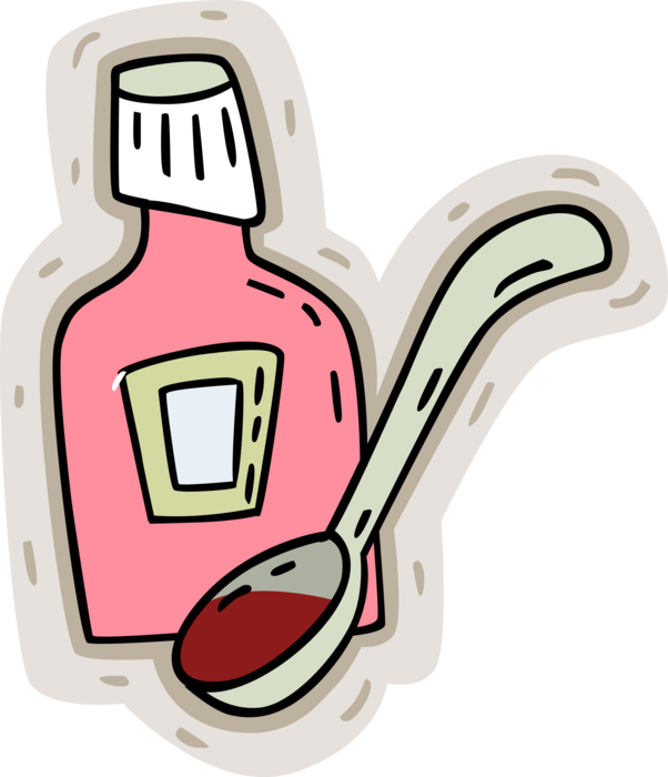 Syrup Clipart Medication - Medicine Clip Art (602x700), Png Download