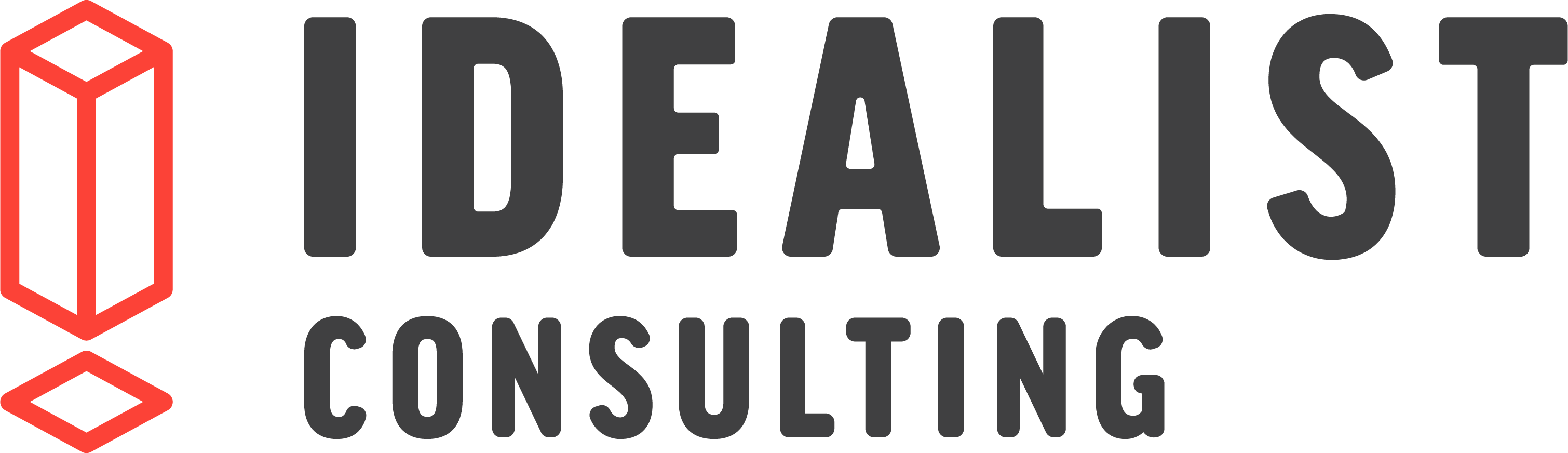 Idealist Fullmark Horizontal Fullcolor - Idealist Consulting (3020x872), Png Download