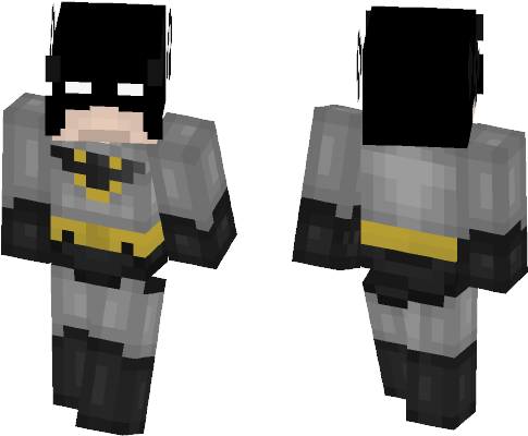 Batman [comic Style] - Skin Minecraft Mobile Legends (584x497), Png Download