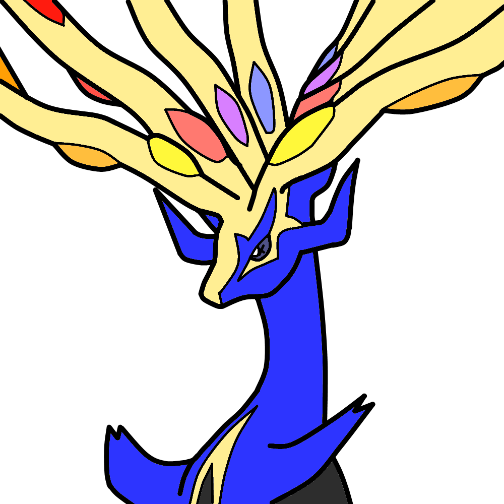 Legends Xerneas - Xerneas Dream World (1000x1000), Png Download