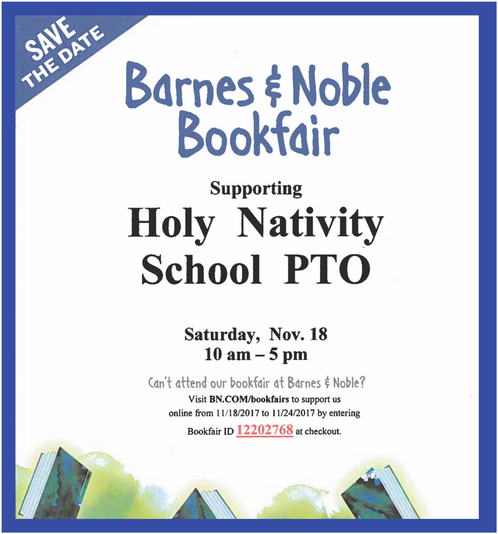 Time To Shop For Holiday Books All In Support Of Hns - Barnes And Noble Book Fair (1080x1080), Png Download