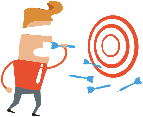 Poverty Blind Darts - Success And Failure Icon (640x480), Png Download