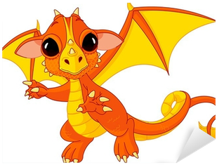 Cute Baby Dragon (400x400), Png Download