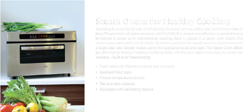 Steam Ovens For Healthy Cooking - Steaming (960x375), Png Download
