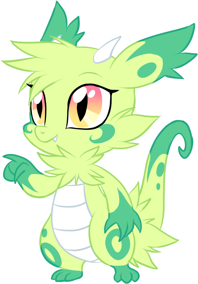 Centchi, Baby Dragon, Cute, Dragoness, Oc, Oc - Cute Dragon Transparent Background (698x1000), Png Download