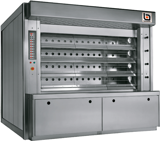 Steam Pipes Deck Oven - Oven (650x775), Png Download