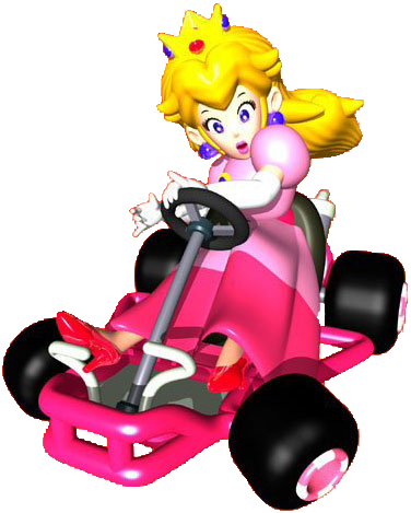 Os 10 Melhores Games De Nintendo - Mario Kart Princess Peach (376x469), Png Download