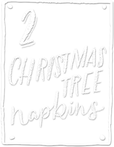 Publix Diy Christmas Tree Napkins - Paper (384x500), Png Download