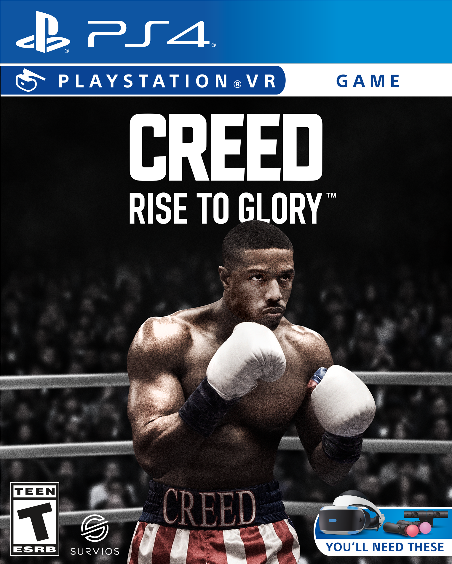 Rise To Glory, Sony, Playstation 4 Vr, - Creed Rise To Glory Ps4 (1800x2187), Png Download