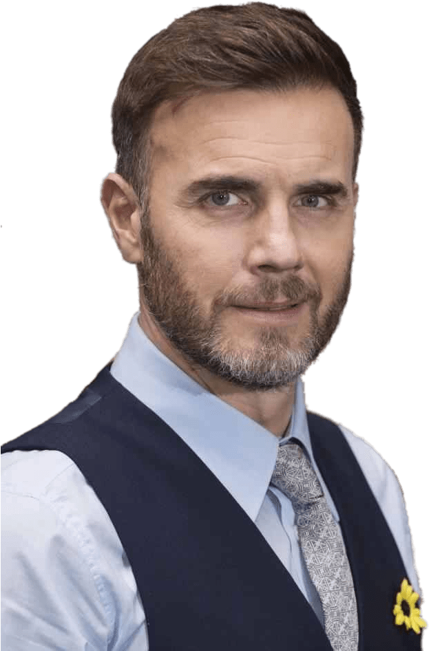 Music Stars - Gary Barlow Heute (650x967), Png Download