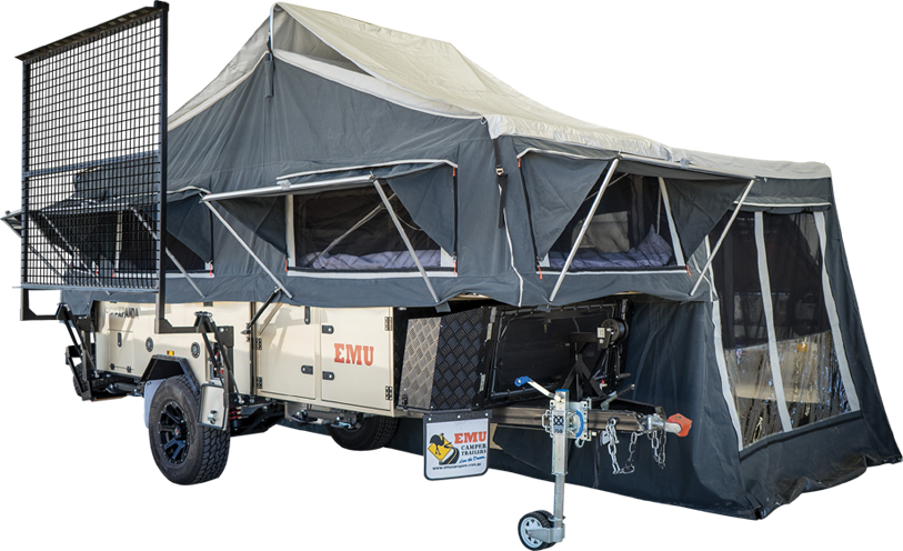 Camper Trailer Rear Fold For Sale Nsw (813x496), Png Download