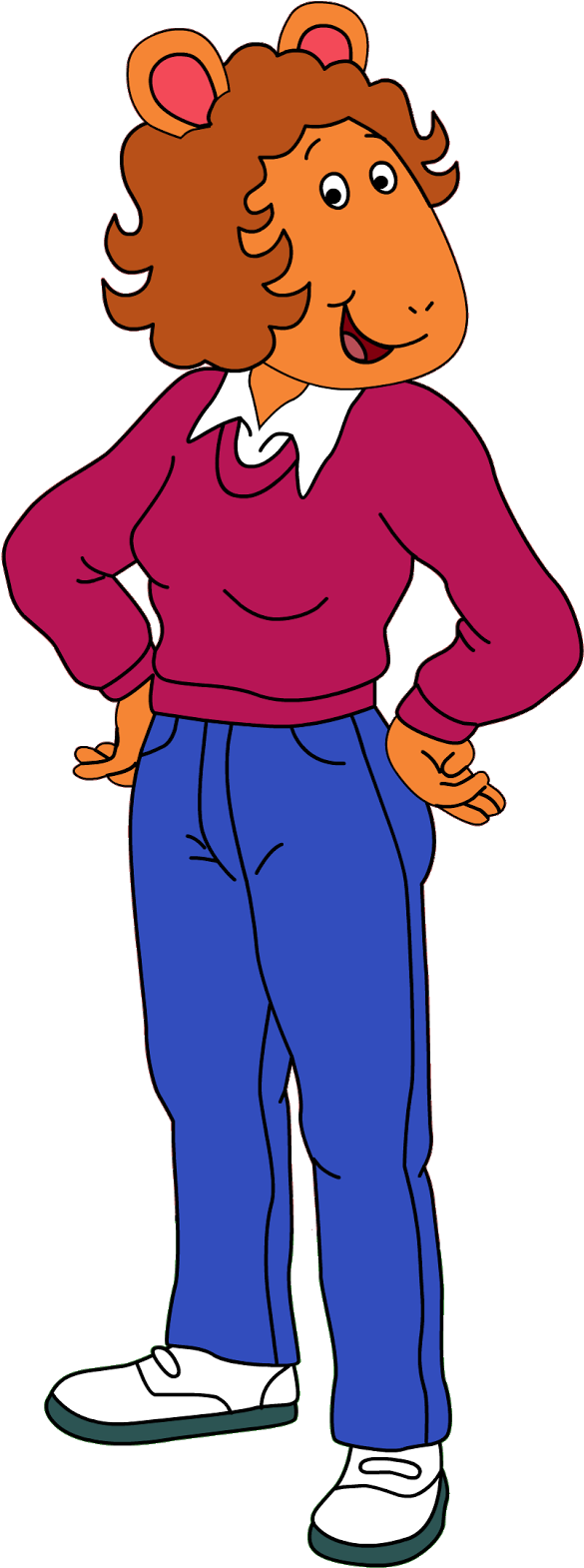 Arthur Png Pack - Arthur's Mom Vs Caillou's Mom (621x1600), Png Download