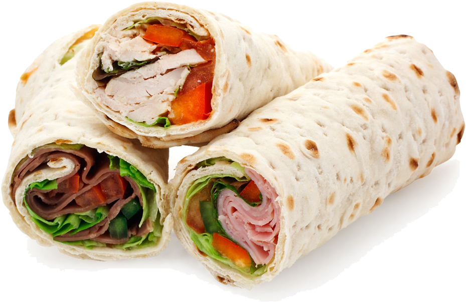 Burritos Mexicanos Png - Wrap Sandwich (1000x1000), Png Download