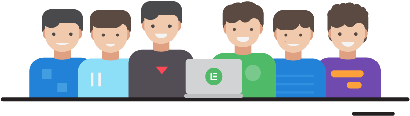 Our Team - Cyber Friends (865x228), Png Download