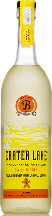 Crater Lake Sweet Ginger Vodka - Crater Lake Ginger Vodka (175x720), Png Download