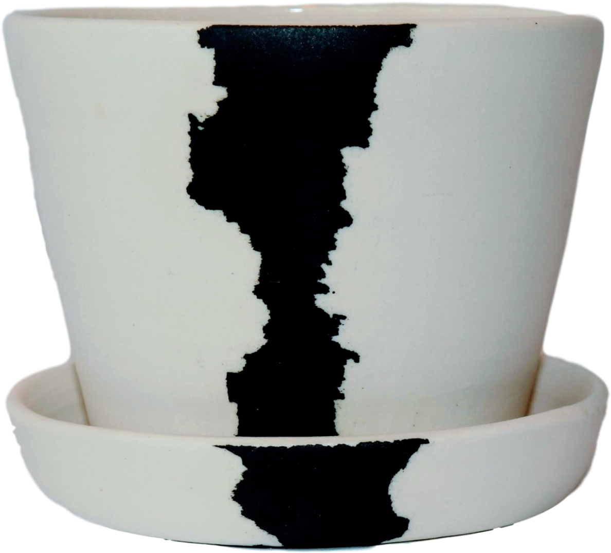 Btw Ceramics Mini White Crater Planter - Coffee Table (2048x2048), Png Download