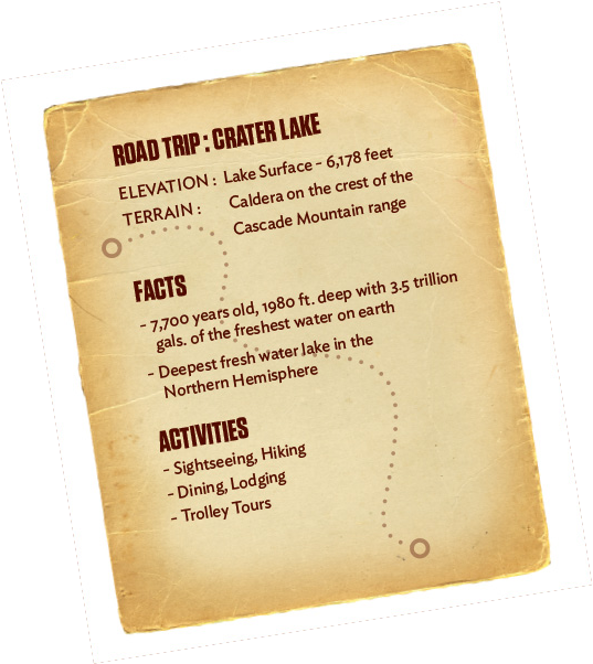 Roadtripcraterlakelarge - 450 “ - Crater Lake (580x629), Png Download