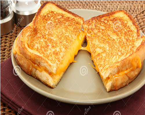 Texas Toast Grilled Cheese (500x500), Png Download