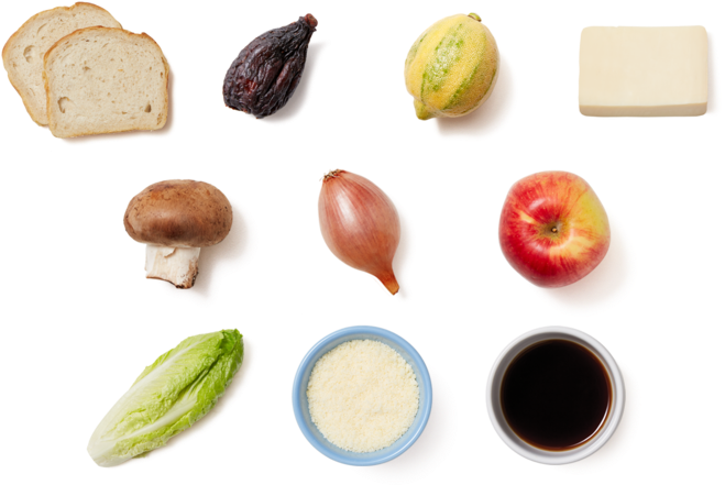 Mushroom & Fontina Grilled Cheese With Fig & Apple - Cheese Sandwich (700x477), Png Download