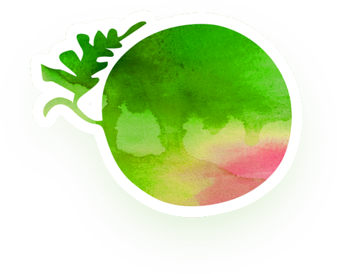 Vegetarian And Vegan Restaurant Guide In Your City - Circle (485x395), Png Download